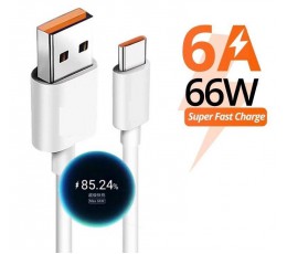 VOOC Super VOOC Super Dart USB Charger Cable Oppo Realme 66W 6A