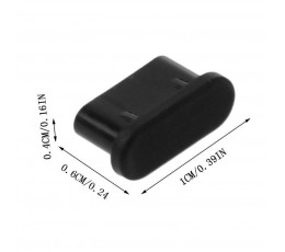 Dust Plug Type-C USB-C black for all Mobile Phones Samsung Apple iPhone etc...