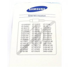 Samsung 3.5mm Earphones EHS61 s6 s5 s4 s3 a01 a02 a03 a10E a10S a11 J1 J2 J5