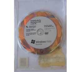 Genuine Microsoft Windows VISTA Business DVD 64 bit + COA product key