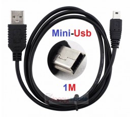 MINI USB Cable for mobile phones gps camera games psp htc 5pin 1M