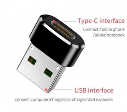 OTG USB-C Female to USB-A Male Adapter