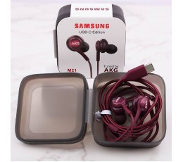 Type-C Earphone USB-C Samsung S22 S21 S20 S10 TAB S5e S6 A53 A33 A23
